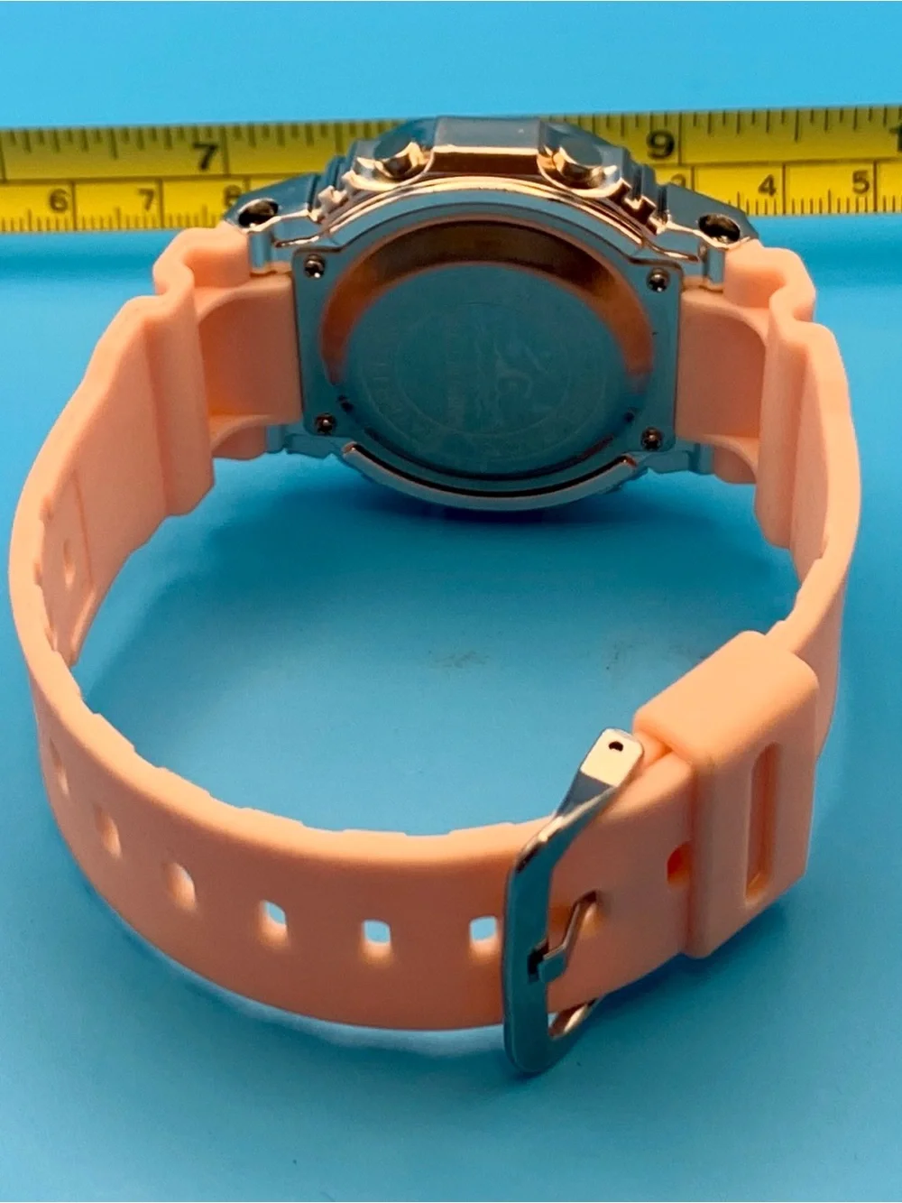 Unisex Digital Wristwatch Chrono Day Date Backlight Alarm Silicone Band Working